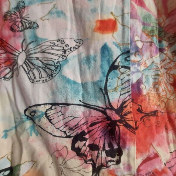 Shanak women's jacket size S, decoration with butterfly, sequins,Paisley, Button - Picture 11 of 12